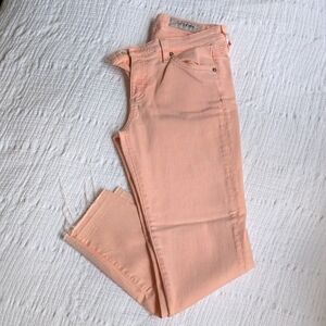 AG Adriano Goldschmied Light Peach Skinny Jeans